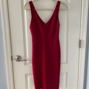 Deep Red Dress